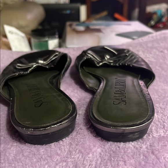 Sam & Libby Silver Mules - Picture 3 of 7